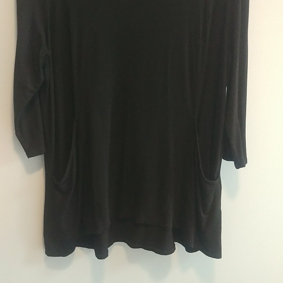 Chico's 3 Swoop Neck Tunic Top - Picture 3 of 9